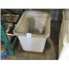 Image 1 : WHITE PLASTIC TOTE BIN