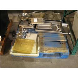 MISC STEAMER PANS & MISC (X1)