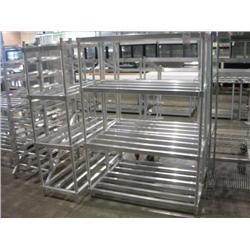 NEW WINHOLT 19.5"X47.5"ALUMINUM 4 SHELF RACK