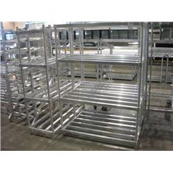 NEW WINHOLT 19.5"X47.5"ALUMINUM 4 SHELF RACK