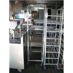 CASTERED ALUMINUM 7 SLOT PLATTER RACK