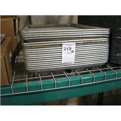 FULL SIZE ALUMINUM SHEET PANS (X18)