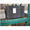 Image 1 : BLACK PLASTIC SHEET PANS (X35)