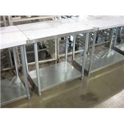 NEW SG-2436 STAINLESS STEEL TABLE W SHELF