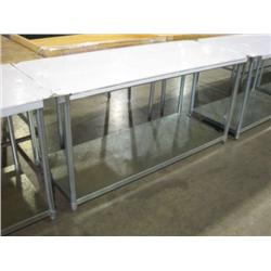 NEW SG-3072 STAINLESS TEEL TABLE W SHELF
