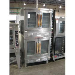 VULCAN SNORKEL DOUBLA STACK NAT GAS CONVECTION OVENS (X2)
