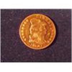 1800 $5 Capped Liberty Gold Coin, MS 62, BV $16,000