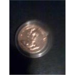 John Wayne gold plated medal $10