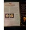 Image 1 : John Adams 2 coins and plaque