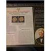 Image 1 : Millard Fillmore 2 coins and plaque