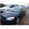 Image 2 : 2005 BLUE CHRYSLER SEBRING TOURING 4DR SEDAN