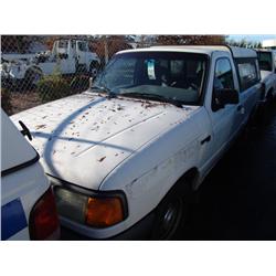 1994 WHITE FORD RANGER XL REGULAR CAB