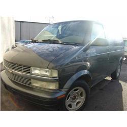 2003 GREY CHEVROLET ASTRO AWD PASSENGER VAN