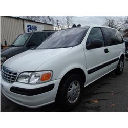 1998 WHITE CHEVROLET VENTURE PASSENGER VAN