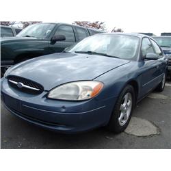 2000 BLUE FORD TAURUS SE 4DR SEDAN