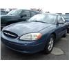 Image 1 : 2000 BLUE FORD TAURUS SE 4DR SEDAN