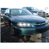 Image 5 : 2000 GREEN CHEVROLET IMPALA POLICE SERIES 4DR