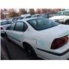 Image 4 : 2001 WHITE CHEVROLET IMPALA POLICE SERIES 4DR