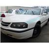 Image 5 : 2004 WHITE CHEVROLET IMPALA POLICE SERIES 4DR