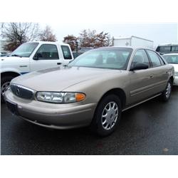 2001 GOLD BUICK CENTURY 4DR SEDAN