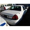 Image 5 : 2005 WHITE FORD CROWN VICTORIA POLICE SERIES 4DR