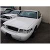 Image 1 : 2008 WHITE FORD CROWN VICTORIA POLICE SERIES 4DR