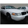 Image 2 : 2007 WHITE FORD CROWN VICTORIA POLICE SERIES 4DR