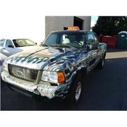 2001 MULTI-COLORED FORD RANGER EXTENDED CAB