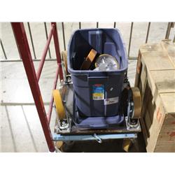 2 DOLLIES & MISC CASTERS