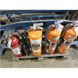4 FIRE EXTINGUISHERS