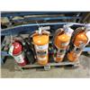 Image 1 : 4 FIRE EXTINGUISHERS