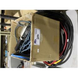 ASSORTED EXTENSION CORDS & JUMPER CABLES