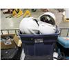 Image 1 : BOX OF SAFETY EQUIPMENT - HELMETS ETC.