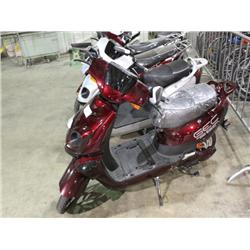 GEC BURGUNDY 500W ELECTRIC SCOOTER