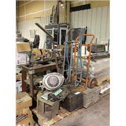 PALLET OF DOLLIES -  LATHE & MISC