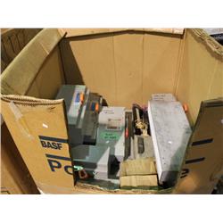 PALLET OF ELECTRICAL CONTROL BOXES