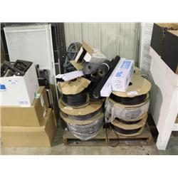 PALLET OF ASSORTED WEATHER STRIPPING & SCREENS