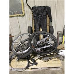 PALLET OF BIKE TIRES & PARTS