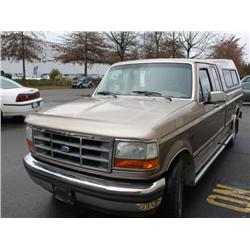 1992 BROWN FORD F-150 XLT EXTENDED, CAB 221,731KM GAS 5.8L AUTOMATIC
