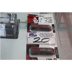2 KINGSTON 250GB USB DRIVES