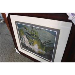 LIMITED EDITION PRINT 278/495 "ROCK POOL" BY AJ