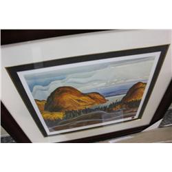 LIMITED EDITION PRINT 249/495 "NORTH SHORE LAKE