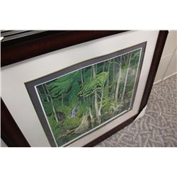 LIMITED EDITION PRINT 820/1995 "BLUE HERON" BY