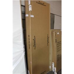 8FT DARK WOOD FOLDING TABLE