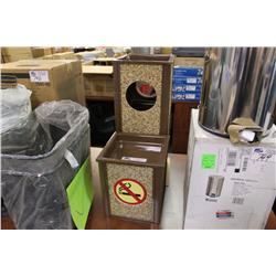 LOT OF SMALL GARBAGE CANS