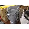 Image 1 : LOT OF GARBAGE CANS & BUCKETS