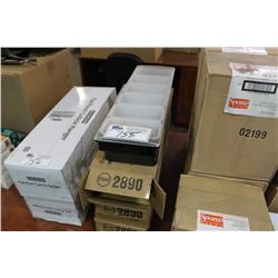 LOT OF 3 RUBBERMAID CONDIMENT DISPENSORS