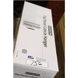 2 FLAT PANEL MONITOR CUBICAL HANGERS