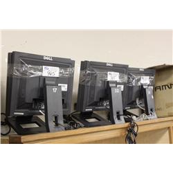 6 DELL LCD FLAT PANEL MONITORS
