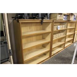 CHERRY & MAPLE WOODEN BOOKSHELF